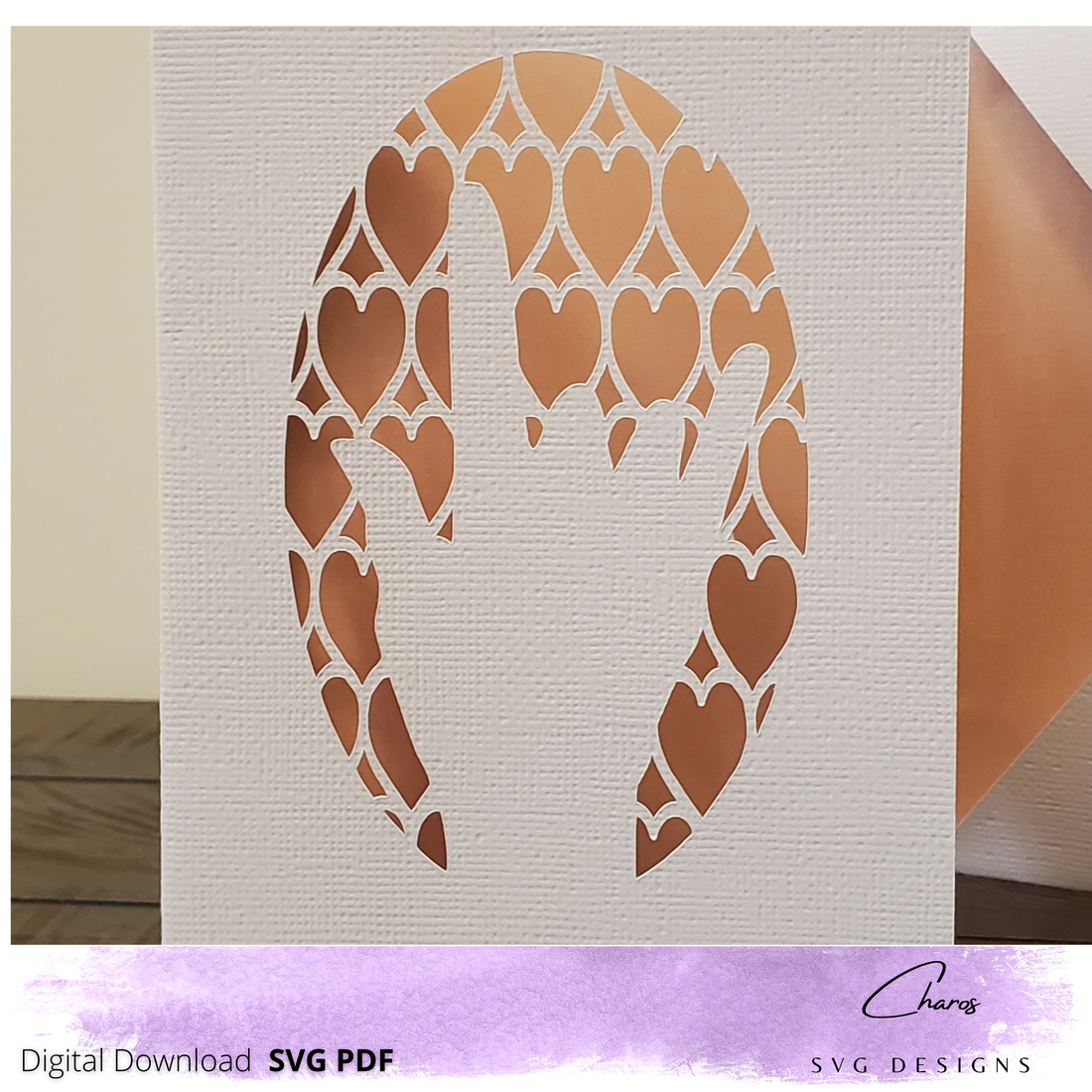 I Love You Heart Card and Bonus Envelope SVG | Sign Language SVG | I Love You SVG | Love | Cricut | Cameo | Cutting File